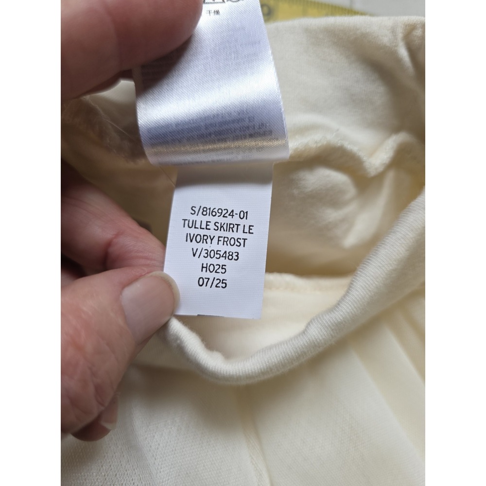 Gap Baby Girls 4T Tulle Skirted Leggings Beige NWT Tutu Layered Pants Cute - Picture 7 of 8